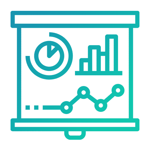 icon-strategy-digital Une icone vert bleuté représentant la stratégie de communication.